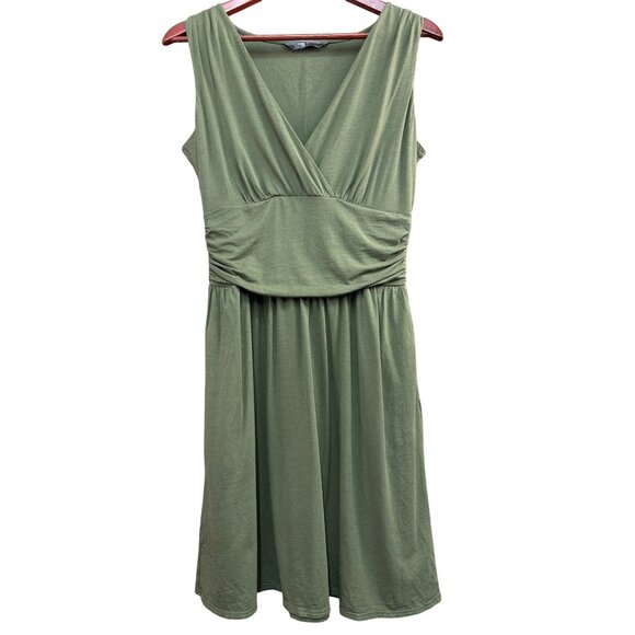 The North Face Womens Olive Green Sleeveless Dress M - Picture 1 of 7